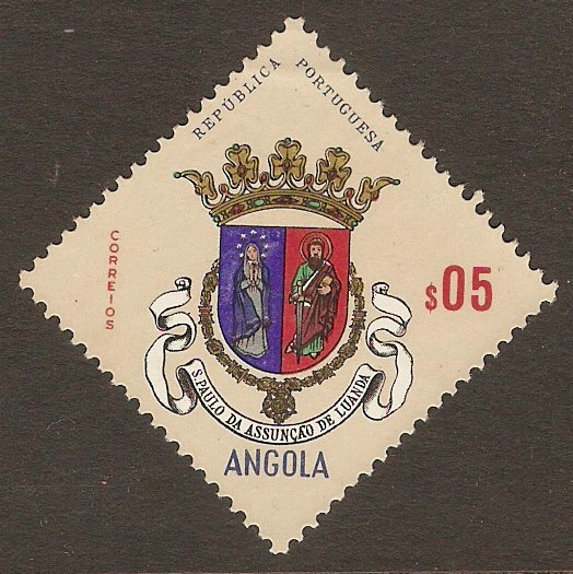 Angola 1963 5c Arms 1st. series. SG569.